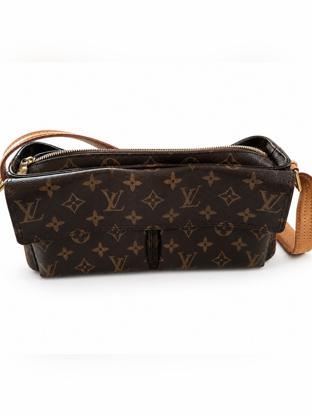 Vintage Louis Vuitton Monogram Canvas Shoulder Bag Viva Cite MM Gently Loved
